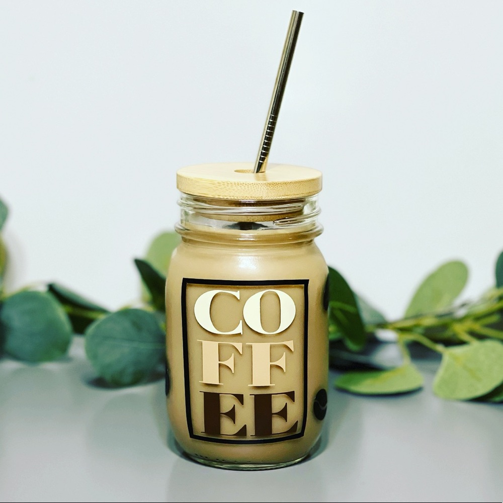 Handmade reusable mason jar